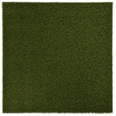 Greatstore Umetna trava plošče 4 kosi 50x50x2,5 cm guma