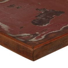Greatstore Barska garnitura 5-delna iz trdnega predelanega lesa večbarvna