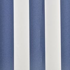 Vidaxl Tenda iz platna modra in bela 4x3 m (brez okvirja)