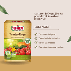 Substral Naturen BIO gnojilo za paradižnik in ostale plodovke, 1.7 kg