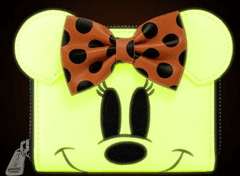 Loungefly Disney Ghost Minnie Glow In The Dark Cosplay denarnica z zadrgo