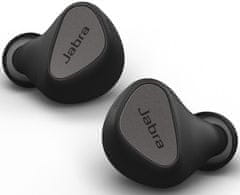 Jabra Elite 5 slušalke, črne (Titanium Black) (100-99181000-60)