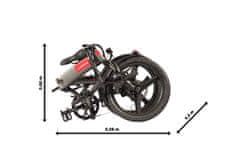 S-bikes zložljivo električno kolo F50e -bel 