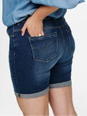 Only Carmakoma Ženske kratke hlače CARLAOLA Skinny Fit 15222766 Medium Blue Denim (Velikost 4XL)