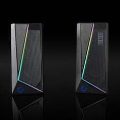 Northix 2x Računalniški zvočniki, gaming - RGB 