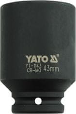YATO Podaljšek 3/4" globoka šestkotna udarna vtičnica 43 mm CrMo