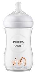 Philips Avent SCY903/66 plastična steklenička, 1m+, 260 ml, Natural Response, Deco