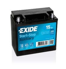 Exide EK151 akumulator, 15 Ah, L+, 200 A(EN), 150 x 87 x 145 mm