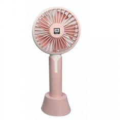 SHE Aroma ročni ventilator, 10 cm, roza