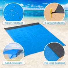 Cool Mango Zložljiva prenosna podloga za plažo ali kampiranje, vodoodporna oddeja - Beachmat