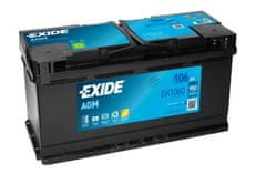 Exide EK1060 AGM akumulator, 106 Ah, D+, 950 A(EN), 392 x 175 x 190 mm
