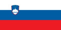 Slovenija zastava 300x100 cm - vertikalna