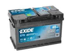 Exide EFB EL652 akumulator, 65 Ah, D+, 650 A(EN), 278 x 175 x 175 mm