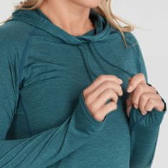 NRS Ženska majica/hoodie H2Core Silkweight, dolg rokav, Mediterranea, L