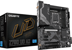 Gigabyte Z790 UD AX osnovna plošča, DDR5, PCIe 5.0, USB-C, 2,5GbE, WiFi 6E, LGA1700, ATX