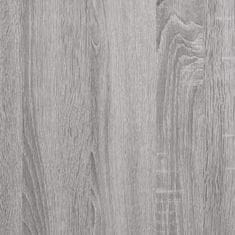 Greatstore Klop za shranjevanje siva sonoma 102x42x45 cm inženirski les