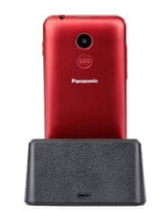 Panasonic KX-TU155EXRN mobilni telefon, rdeč