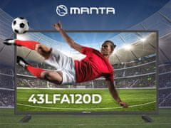 Manta 43LFA120D FHD LED televizor, Andorid 11, WiFi