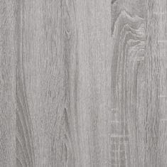 shumee Omarica za umivalnik siva sonoma 80x33x60 cm inženirski les