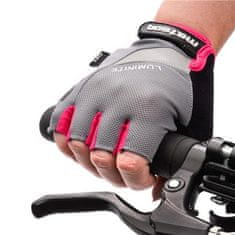 Meteor Gel GX34 kolesarske rokavice, sivo-roza, XXS
