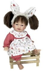 Nines 30704 Coco Bunny Lutka z lasmi, 31 cm