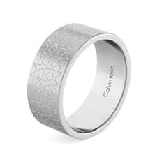 Calvin Klein Eleganten jeklen prstan za moške Iconic 35000437 (Obseg 60 mm)