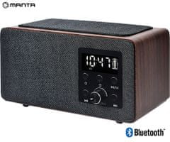 Manta RDI910 WC radio/ura/budilka, FM Radio, Bluetooth, microSD/AUX