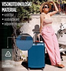 Scandinavia 2-delni set potovalnih kovčkov Carbon Series, Rosegold