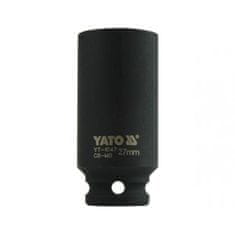 YATO Razširitev 1/2" udarni šestkotnik globok 27 mm CrMo