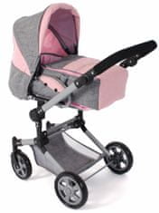 Bayer Chic voziček JARA, kombiniran, sivo-roza