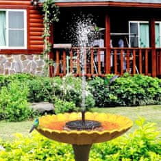 aptel Solarna plavajoča vrtna fontana – črpalka za ribnike