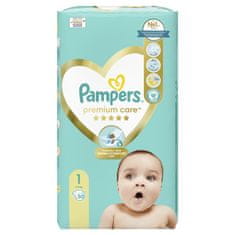 Pampers Premium Care plenice, velikost 1 (2-5 kg), 50 kosov