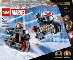 LEGO Marvel črna vdova in Stotnik Amerika na motorjih (76260)