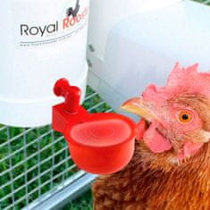Netscroll Avtomatski napajalnik za kokoši in ostalo perutnino (6 kosov), ChickenBowl
