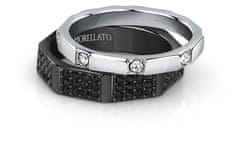 Morellato Brezčasni črni kristalni prstan Motown SALS84 (Obseg 63 mm)