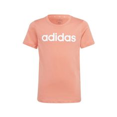 Adidas Majice obutev za trening roza S Lin Tee JR