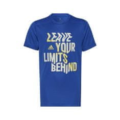 Adidas Majice obutev za trening modra XL Hiit Slog JR