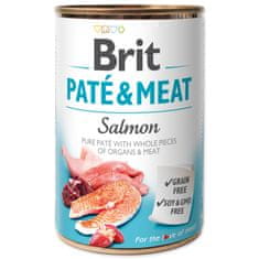 Brit Konzerva BRIT Paté & Meat Salmon 400 g