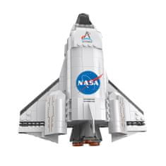 NASA vesoljska ladja 2 v 1 s peresnico - sestavljanka iz kock