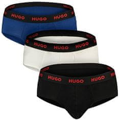 Hugo Boss 3 PAKET - moške spodnjice HUGO 50469783-121 (Velikost M)