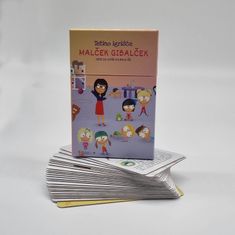 Tetino igrišče Malček Gibalček, zbirka igralnih kartic od A do Ž za spodbujanje gibanja in razvoj motorike otroka
