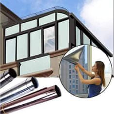 HOME & MARKER® Samolepilna zrcalna folija za okna | FOILBLISS