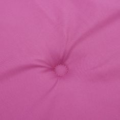 Greatstore Blazina za ležalnik roza oxford tkanina