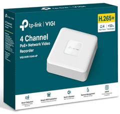 TP-Link Vigi video snemalnik, PoE+ 4K, 2xUSB/HDMI/VGA/LAN, 4 kanalni (VIGI NVR1104H-4P)