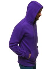 Ozonee Moški pulover s kapuco Woodside vijolična M