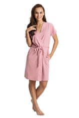 Amiatex Ženska halja 368 pink, roza, XL