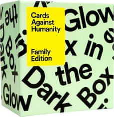 Pravi Junak igra s kartami Cards Against Humanity Family Edition, razširitev Glow in the Dark Box angleška izdaja