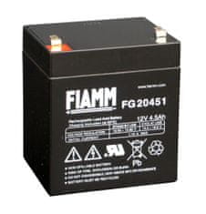 Fiamm FG20451 svinčen akumulator FG20451 • 12V 4,5Ah • AGM|VRLA • DXŠXV: 90x70x101 | Faston 4.8