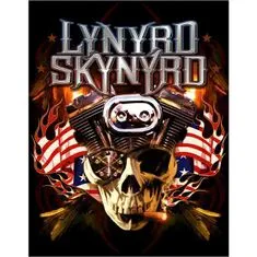Desperate Okrasna tabla Lynyrd Skynyrd - motor skull