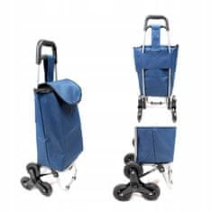 aptel Velik nakupovalni voziček in trdna torba na kolesih za stopnice